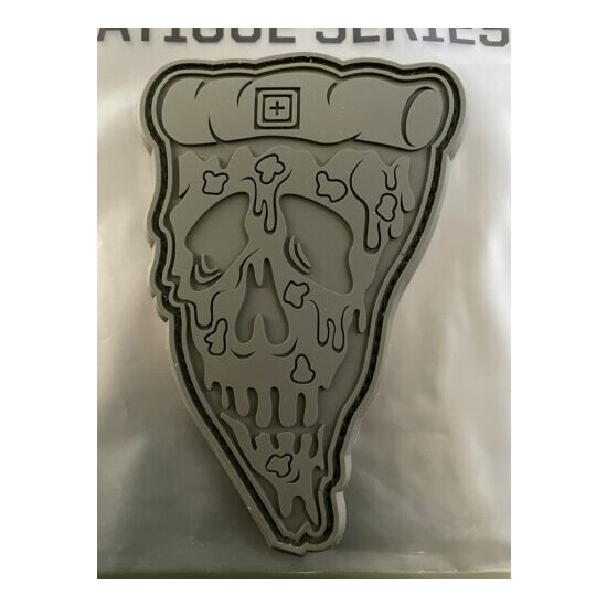 NEW 5.11 Tactical Fatigue Series Pizza Hook Back Morale Patch 81449FTG {1}