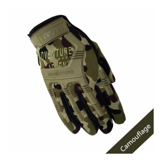 Military Troops Tactical Gloves Lightweight Microfiber Nylon Viscose Full Finger {14}