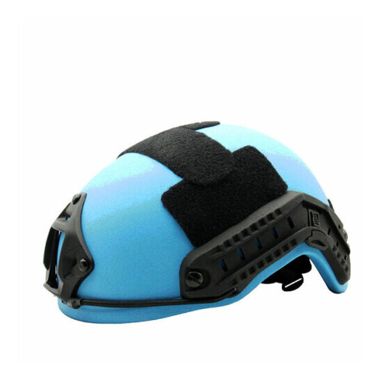 PE Helmet Ballistic Helmet IIIA Bullet Proof Helmet Blue color for 56-60cm {7}