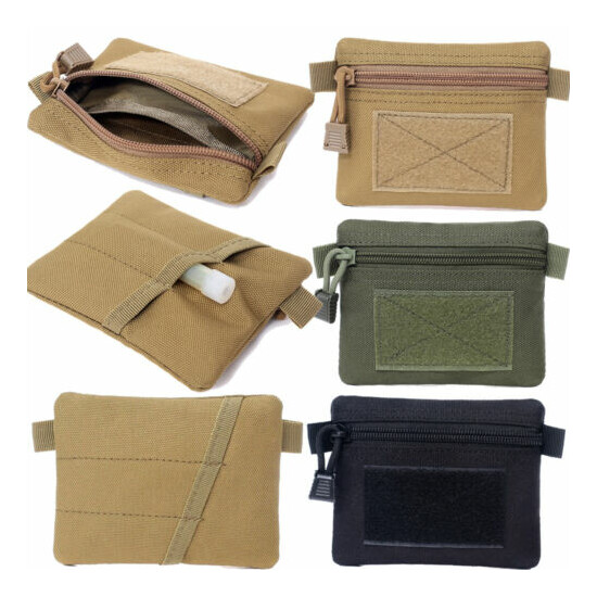 Multipurpose Tactical Mini Small Molle Pouch Utility Key Coin Purse Bag Portable {1}
