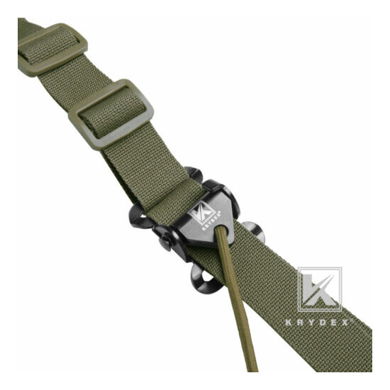 KRYDEX MK2 Tactical 2 Point Sling Shoulder Padded Strap Adjustable Quick Detach {5}