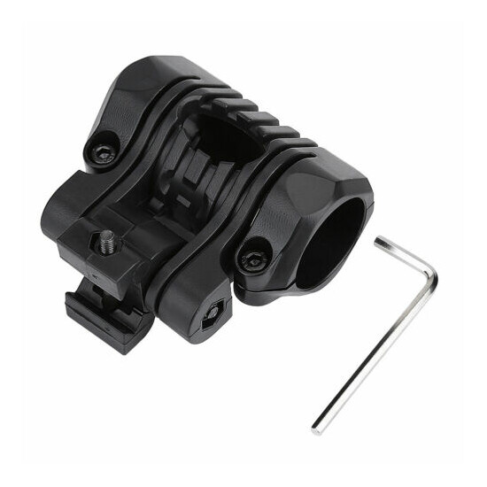 Tactical Quick Release Helmet Flashlight Mount Holder Clip Clamp Accessory {8}