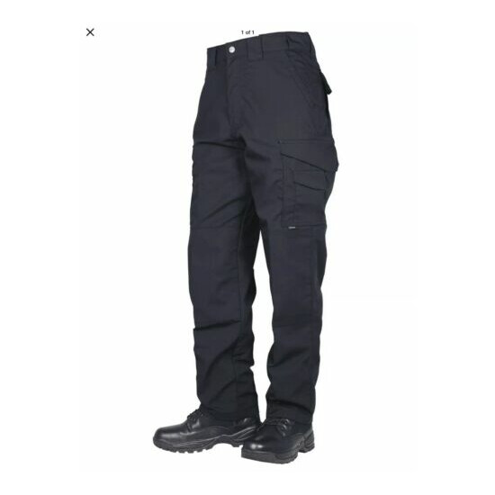 TRU-SPEC 1061 Mens Tactical Pants,Size 34x34 Dark Black {1}