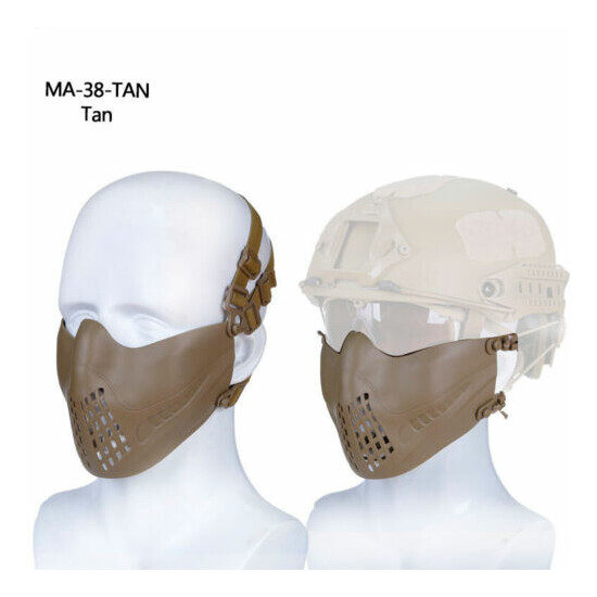 WoSporT Tactical Protective Mask Dual-Mode Headband System M07 Navigator Mask {17}