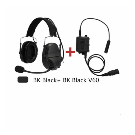 Updated FCS FMA AMP Dual-Channel Pickup Noise ReductionTactical Headset V60 PPT {16}