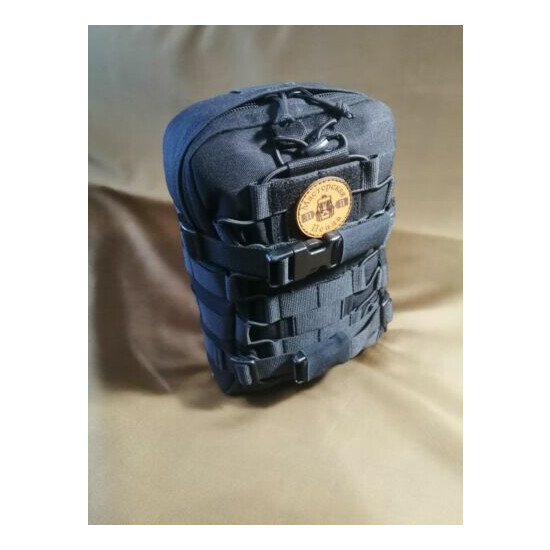 Military Tactical Backpack Mini "MAP-PAK" Hydration Pack Cordura 1000D Black WWM {1}