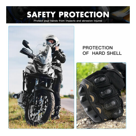 Hard Knuckle Outdoor Sports Camping Shooting Hiking Motorcycle Tactical Gloves {6}