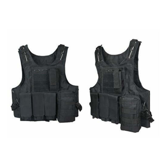 Airsoft Tactical Vest Military Molle Combat Vest for Outdoor Training CS Game {9}