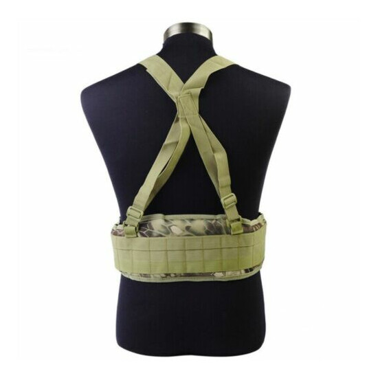 DLP Tactical MOLLE Battle Belt with Suspenders {21}