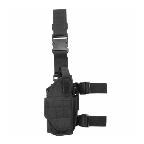 Outdoor Adjustable Hunting Molle Tactical Pistol Gun Holster Bullet Pouch Holder {9}