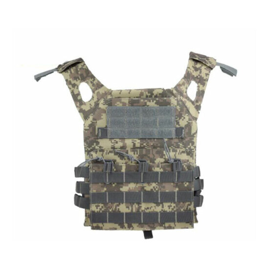 Tactical Molle Chest Rig Modular Vest Airsoft Combat Assault Recon Bag Magazine {17}