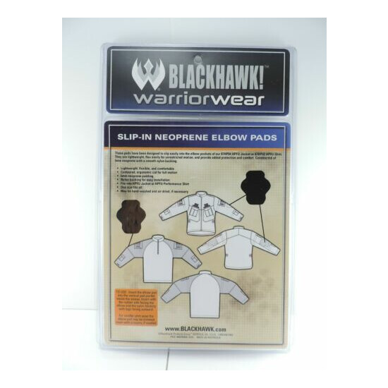 Blackhawk Slip-In Neoprene Elbow Pads 2ct Package {1}
