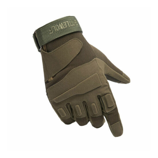 Tactical Full Finger Gloves Army Military Combat Hunting Shooting Sniper Mittens {16}