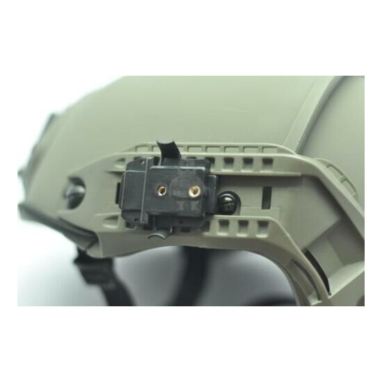 3 Colors FMA Helmet Rail Accessories X300 Adapter Flashlight Clip BK/DE/FG {6}