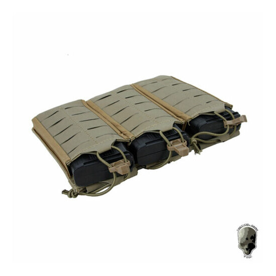 TMC Tactical Triple Mag Pouch Mag Carrier 5.56 Stackable Pouch MOLLE STA Hunting {3}