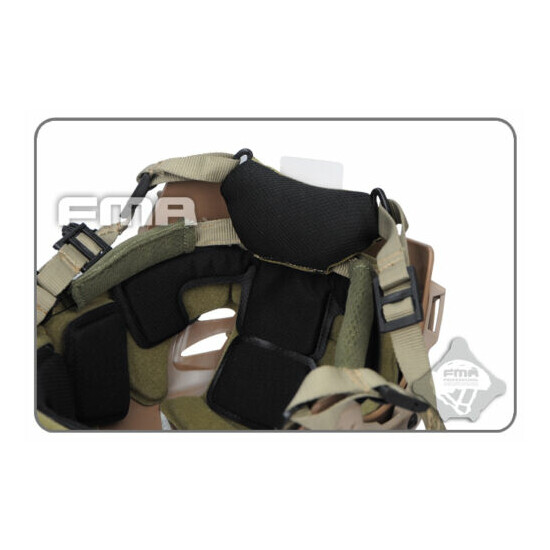 FMA MIC FTP BUMP Helmet EX Simple System Tactical Airsoft Black / Sand {23}
