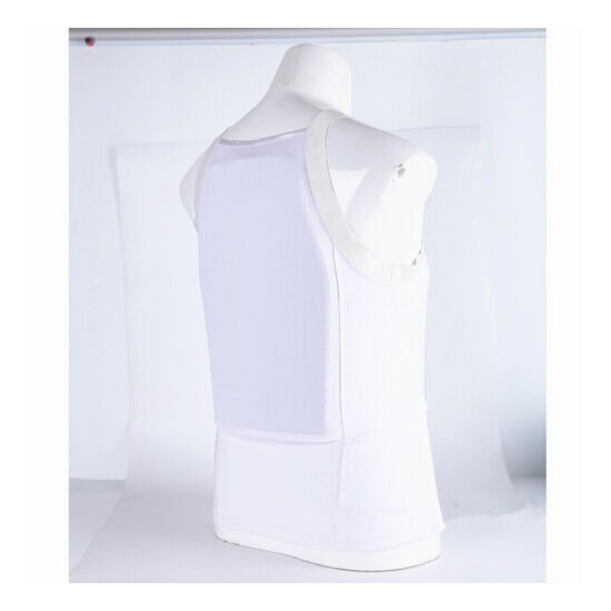 Ultra Thin Ballistic Body Armor T-shirt Vests Covert made with Kevlar NIJ IIIA {6}