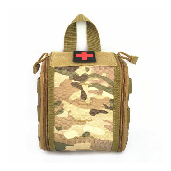 Tactical Utility First Aid Kit Medical Bag Molle Rip Away EMT IFAK Survival Pack {17}