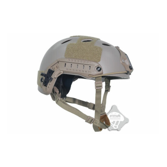 FMA TB389 TB819 Tactical Airsoft Paintball PJ Type Helmet Adjustable DE M/L L/XL {5}