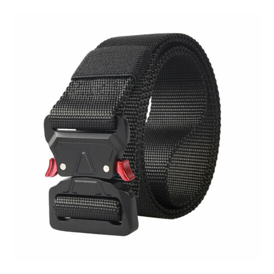 Tactical Military Waist Nylon Rigger Belt Training With Metal Buckle Heavy Duty {8}