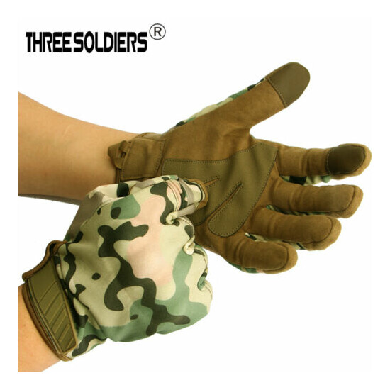 Touch Screen Camouflage Racing Glove Breathable Sports Climbing Tactical Gloves {13}