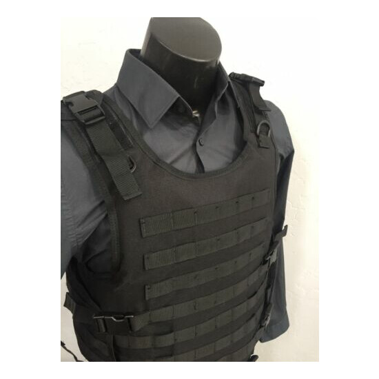 New Tactical Plate Carrier FREE BULLETPROOF 3a Inserts BODY ARMOR With Pouches {4}