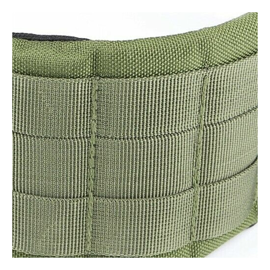 Adjustable 80 - 130 cm Tactical Nylon Belt Waistband Girdle with Molle OD color {9}