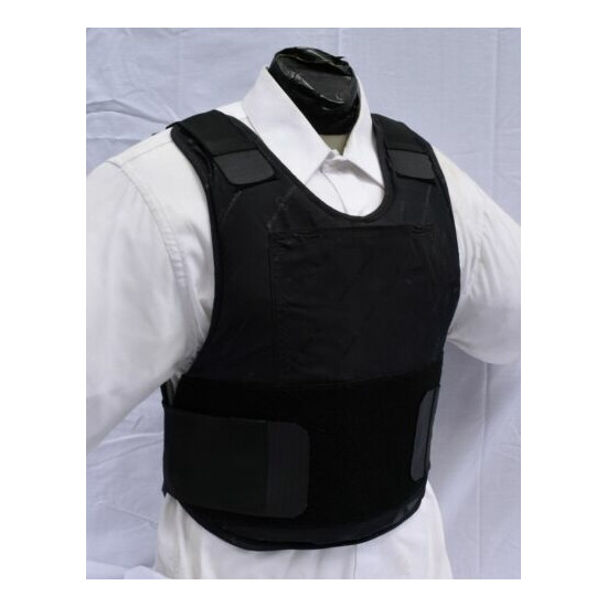 Small IIIA Concealable Body Armor Carrier BulletProof Vest with Inserts {1}
