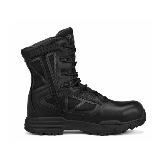 Tactical Research Men's 8in Waterproof Side Zip Comp Toe Boot TR998ZWPCT {1}