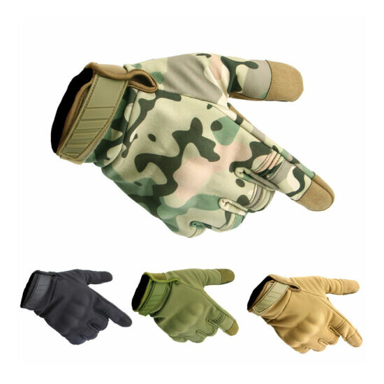 Tactical Touchscreen Gloves Winter Thermal Gloves Windproof Winter Sports Gloves {1}