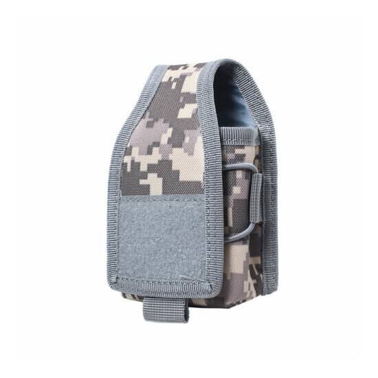 Military Tactical Molle Radio Pouch Interphone Storage Bag Walkie Talkie Holder {14}