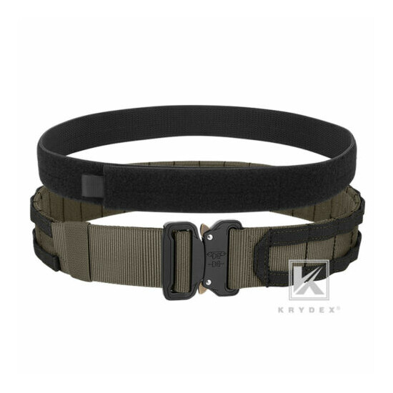 KRYDEX Tactical Belt 1.75 in Heavy Rigger Duty Belt Quick Release Inner & Outer {19}