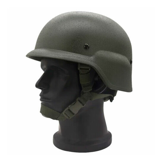 Tactical Airsoft LWH USMC ABS lightweight helmet MICH suspension-OD-SIZE-57-59CM {4}