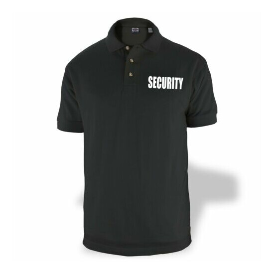 First Class Poly Cotton Tactical Securtiy Polo PS111-XL Black {2}