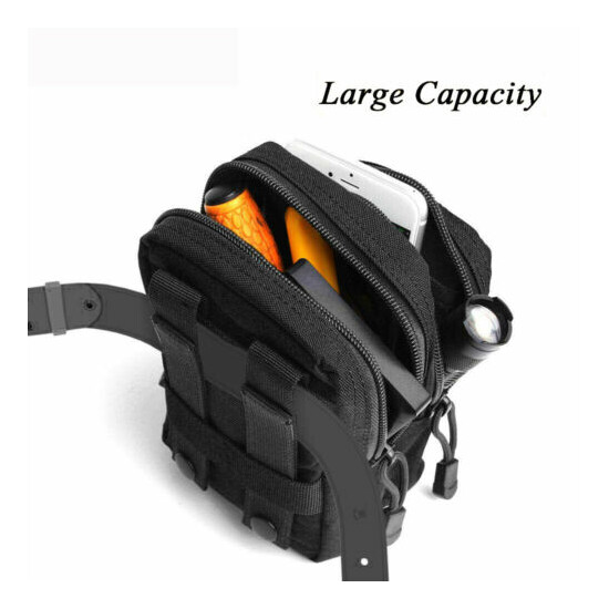 Tactical Molle Pouch EDC Multi-purpose Belt Waist Pack Bag Utility Phone Purse {15}
