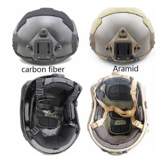 Tactical Maritime Ballistic IIIA Navy seals Aramid / carbon Fiber Helmet  {1}