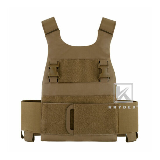 KRYDEX Low Vis Slick Plate Carrier Low Profile Tactical FCS Body Armor Carrier {3}