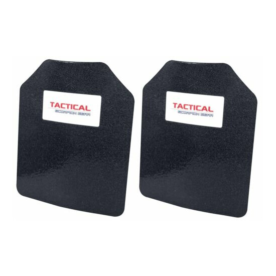Tactical Scorpion Level III+ Body Armor Pair 8x10 Curved - Lighter Than AR500 {1}