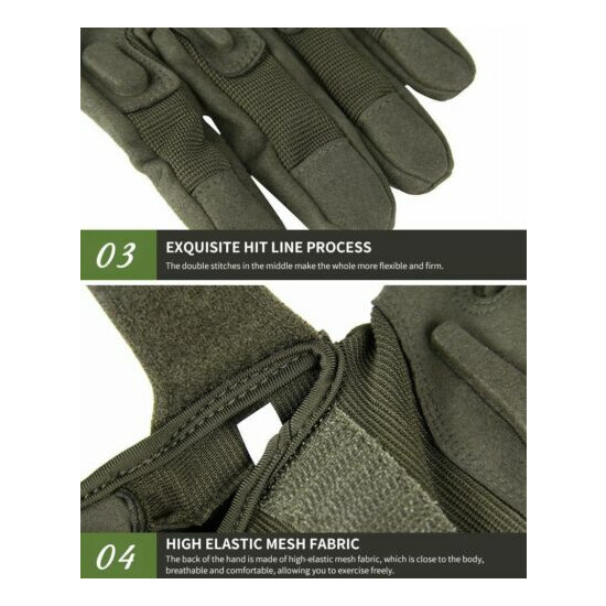 Full Finger Tactical Gloves Winter Sport Gloves Men Outdoor Military Gloves Army {12}