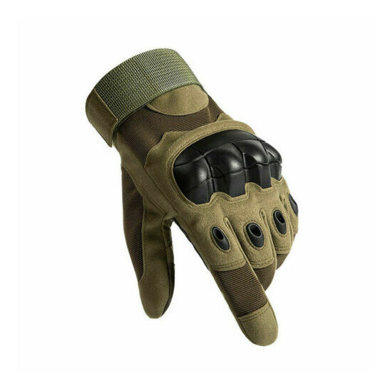 New Full Finger Tactical Gloves Protective Hard Knuckle Work Military Hunting {14}