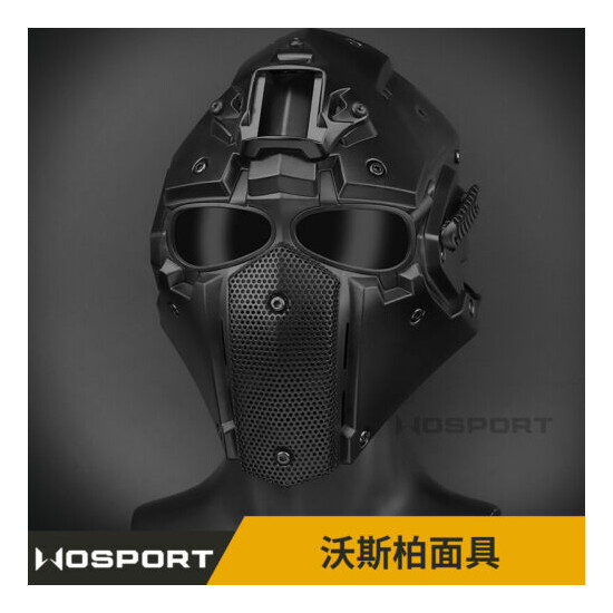 Breathable Modular Full Face Mask Cosplay Outdoor {4}