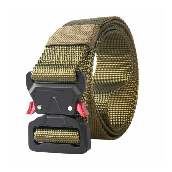 Tactical Military Waist Nylon Rigger Belt Training With Metal Buckle Heavy Duty {9}