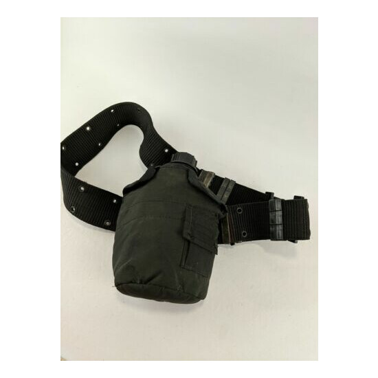 Tactical Vest with pockets loops pouches tactical belt canteen and cover SHTF {8}