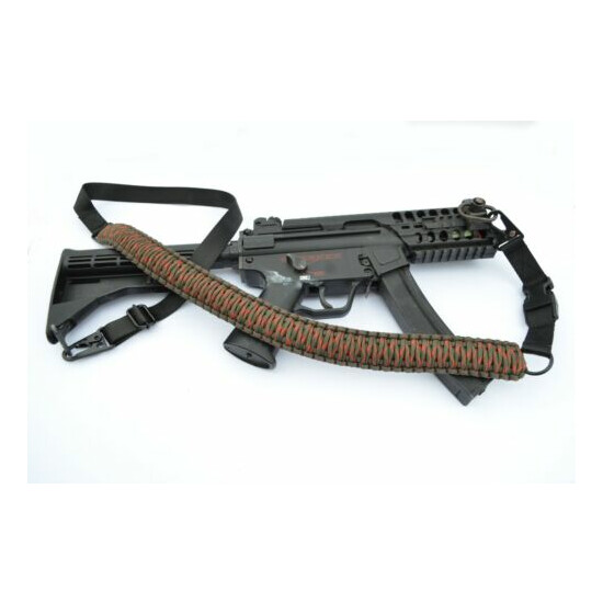 60" Tactical 550 Paracord Gun Rifle Bow Shotgun Sling 1 or 2 Point ALLIGATOR {10}