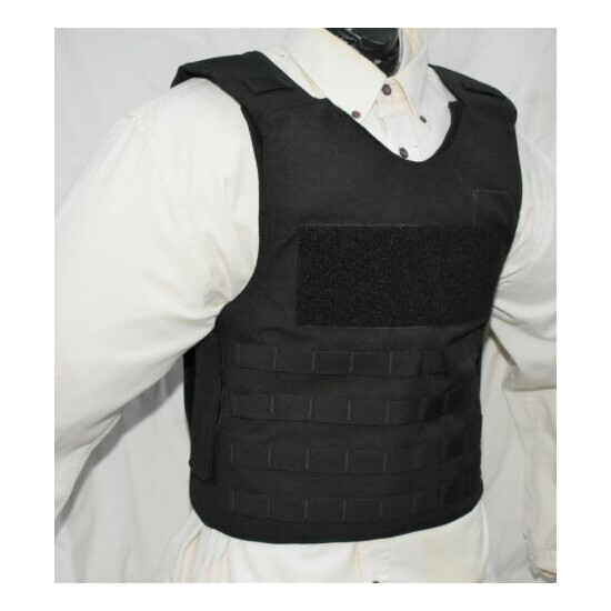 New Large Tactical Plate Carrier Body Armor BulletProof Vest Lvl IIIA Inserts  {1}
