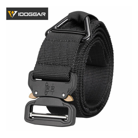 IDOGEAR Tactical Belt Riggers Gear Belt Quick Release CQB 1.75 Inch Hunting Army {1}