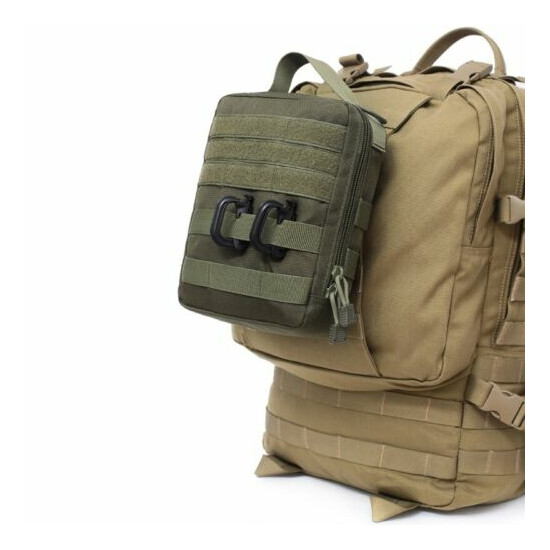 Tactical Molle Pouch Bag Emergency First Aid Kit Military Waist Pack Travel Bag {12}