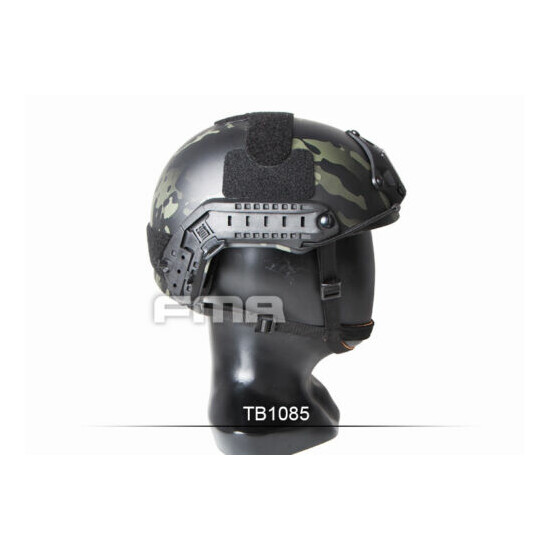 Hunting Tactical Helmet Maritime Ballistic PJ BJ EX Multicam Black Helmet M/L/XL {4}