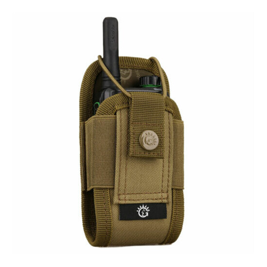 Heavy Duty Radio Pouch Tactical Magazine Holster MOLLE Walkie Talkie Holder Bag {25}