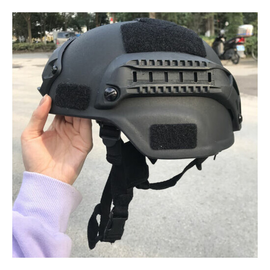 UHMW-PE MICH2000B Bulletproof Level IIIA Safety Ballistic Helmets Outdoor Sport {3}